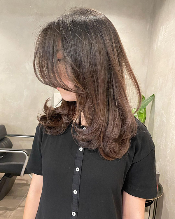 バレイヤージュ×レイヤーカット